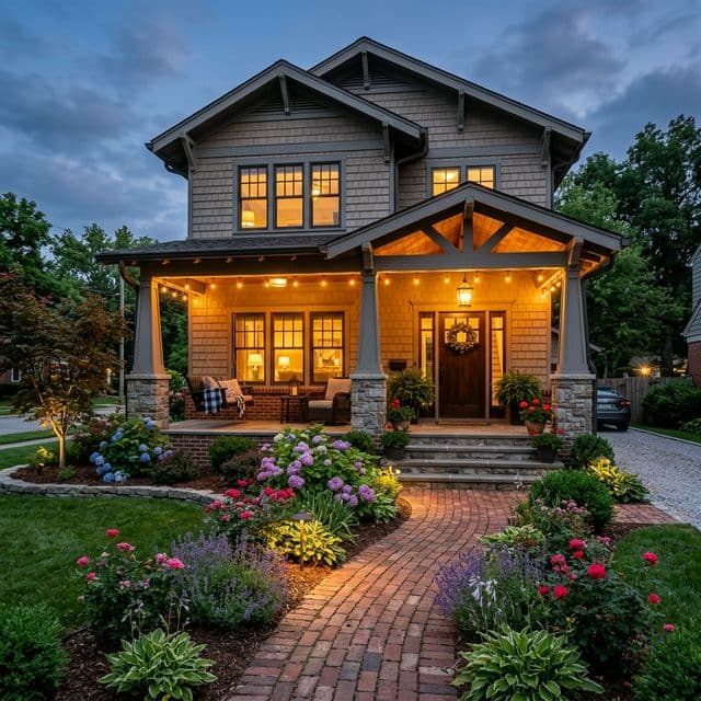 Charming craftsman home with inviting front porch